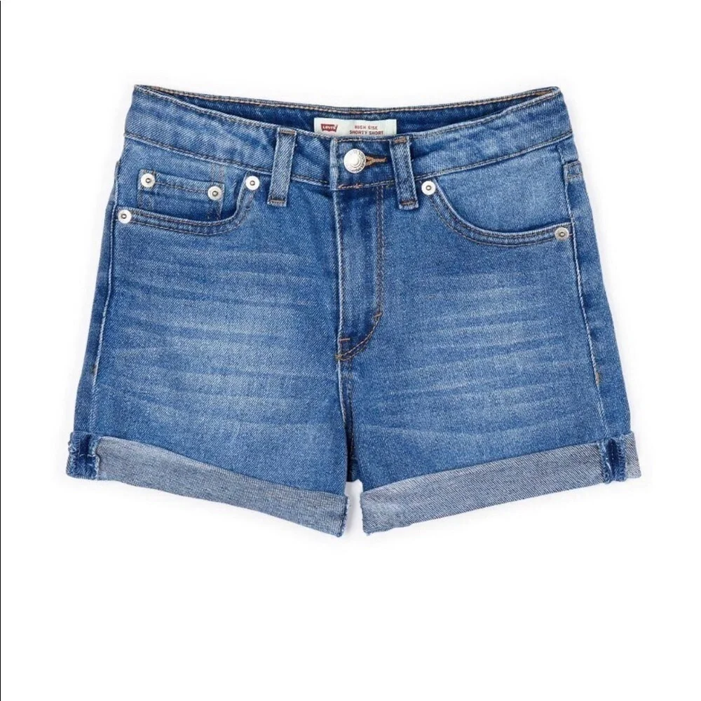 Levi’s Girls Shorty Shorts Denim Cuff Shorts​​​​​​​​​​